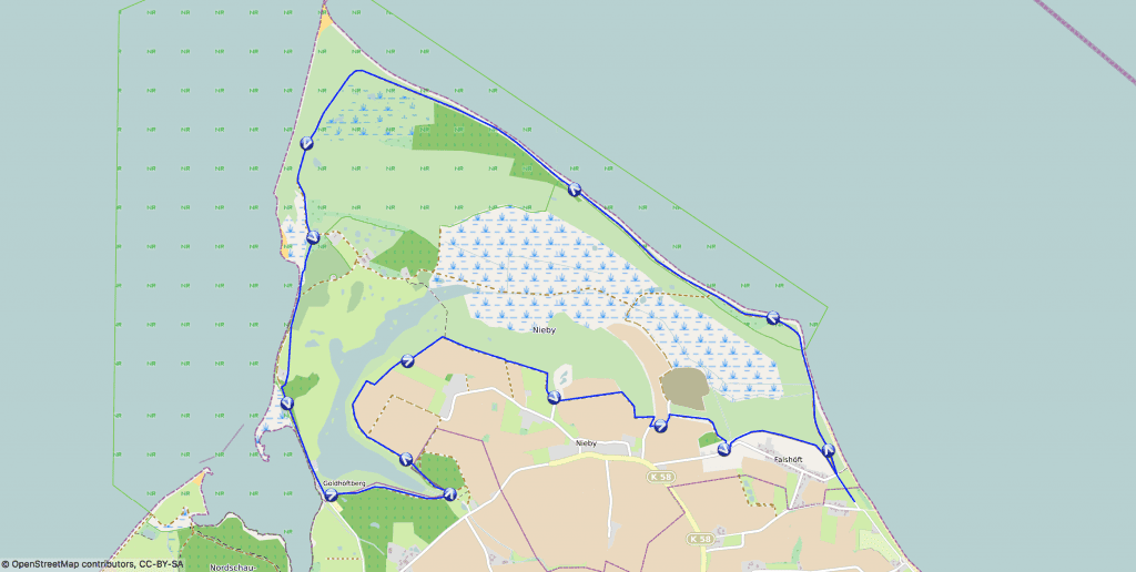 Wir wandern mit Hund rund um das Geltinger Birk