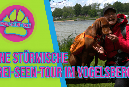 Wandern mit Nala – Eine stürmische Drei-Seen-Tour im Vogelsberg