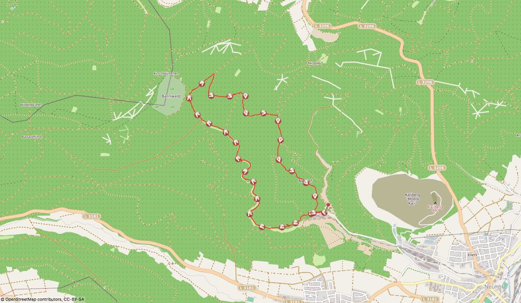 Wandern mit Nala - Bergbau am Kaliberg