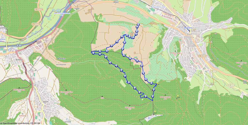 Wandern mit Nala - Der verborgene Tümpel von Orb