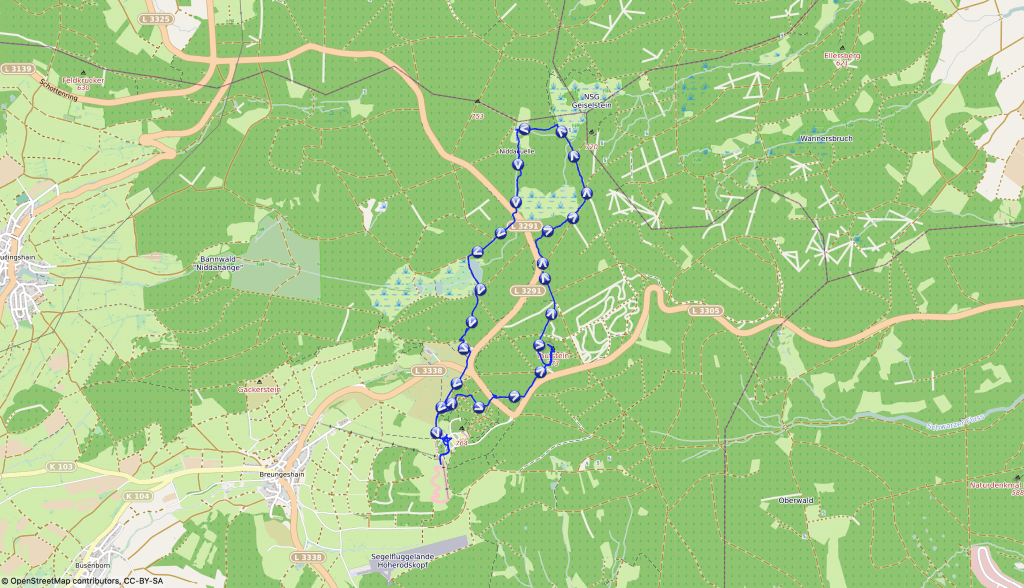 Wandern mit Nala - Gipfelstürmer auf dem Vogelsberg