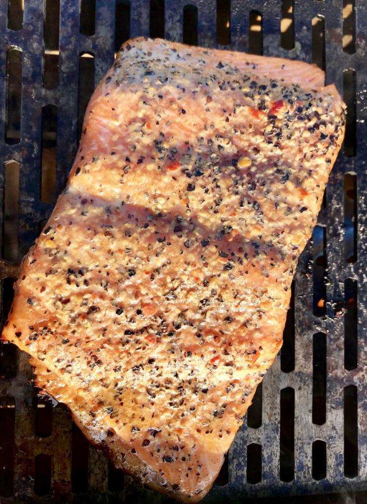 Lachs auf dem Grill