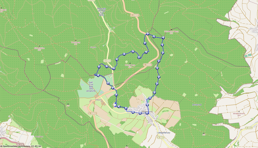 Wanderroute Bilstein, Bunker, Höhle und Bäume mit Namen