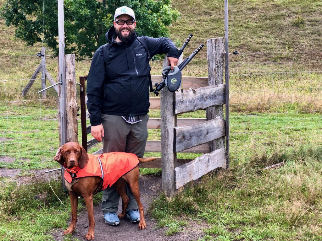 Der Wanderweg verläuft auf kleinen Pfaden am südlichen Gnitz